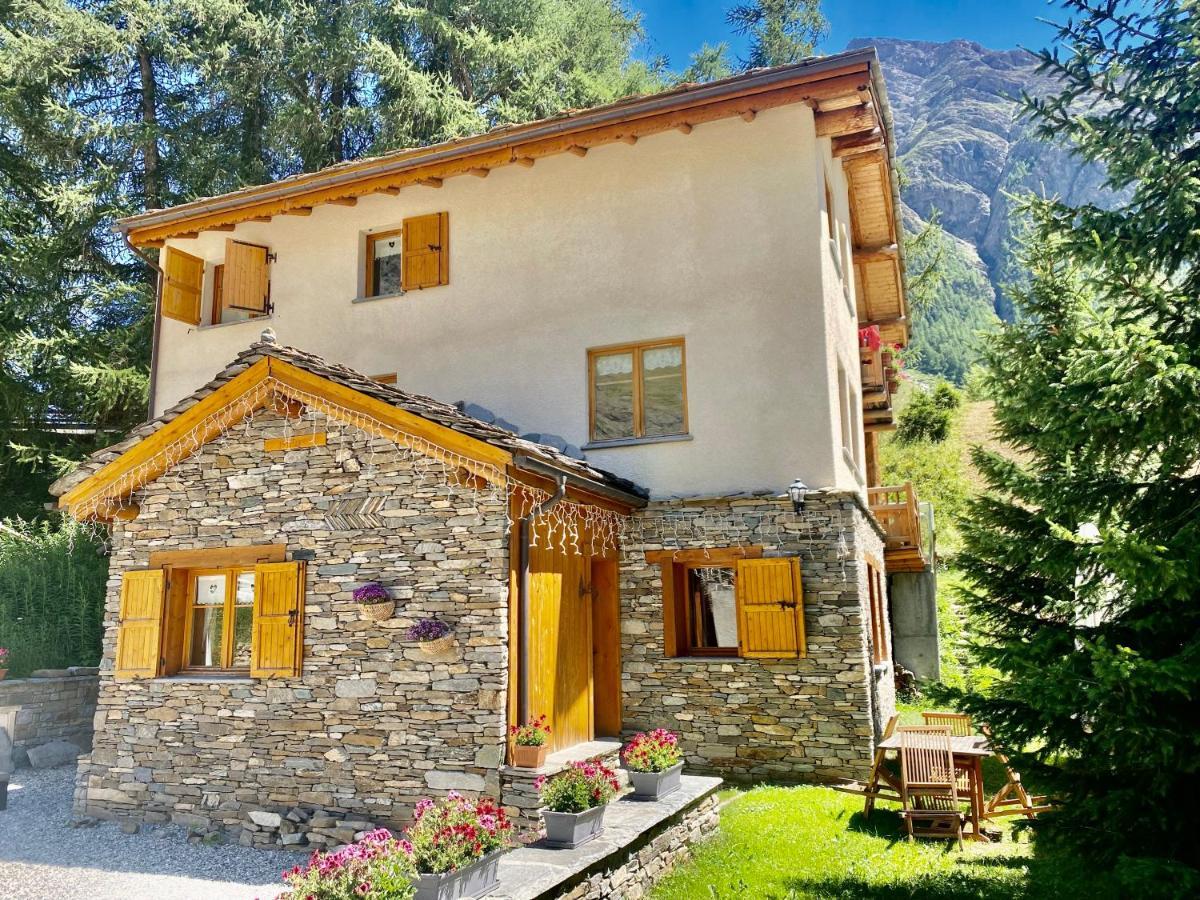 Chalet Les Cocales Residence Sejour Et Nuitees B&B - Appartement Pin Cembro Bessans Eksteriør billede