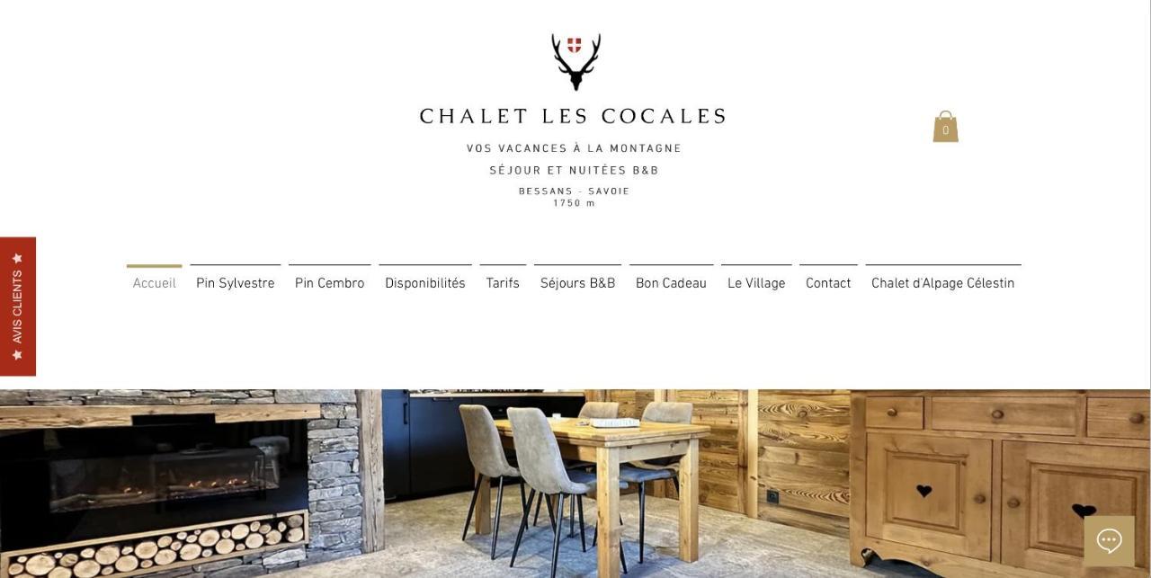 Chalet Les Cocales Residence Sejour Et Nuitees B&B - Appartement Pin Cembro Bessans Eksteriør billede
