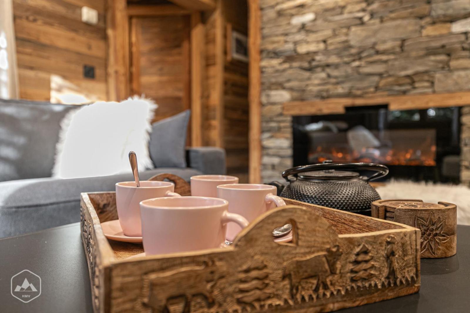 Chalet Les Cocales Residence Sejour Et Nuitees B&B - Appartement Pin Cembro Bessans Eksteriør billede
